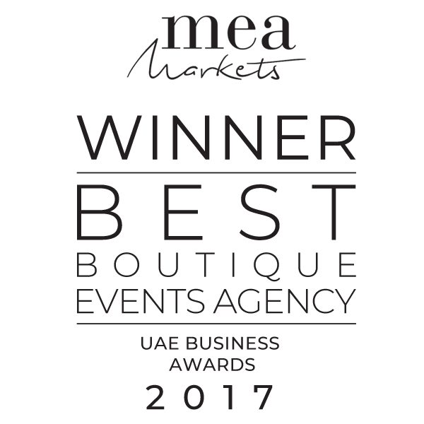 Winner Best Boutique Events Agency - UAE Business Awards 2017