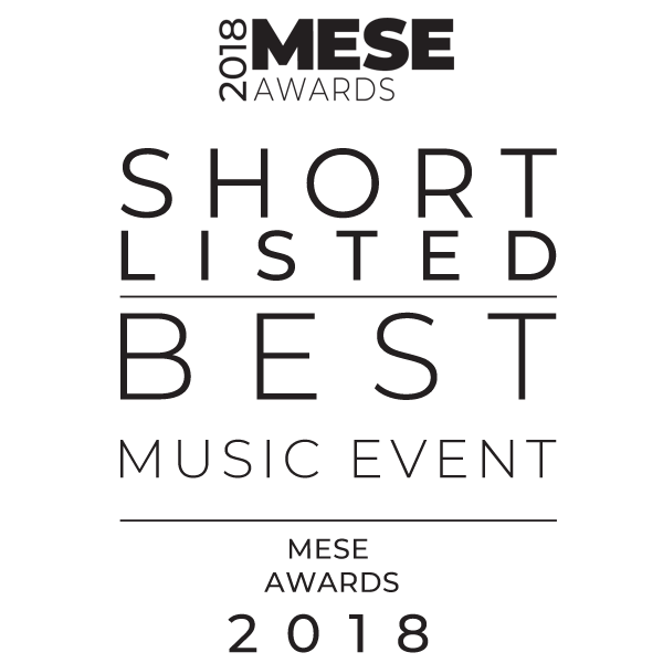 Shortlisted for Best Music Event - MESE Awards 2018